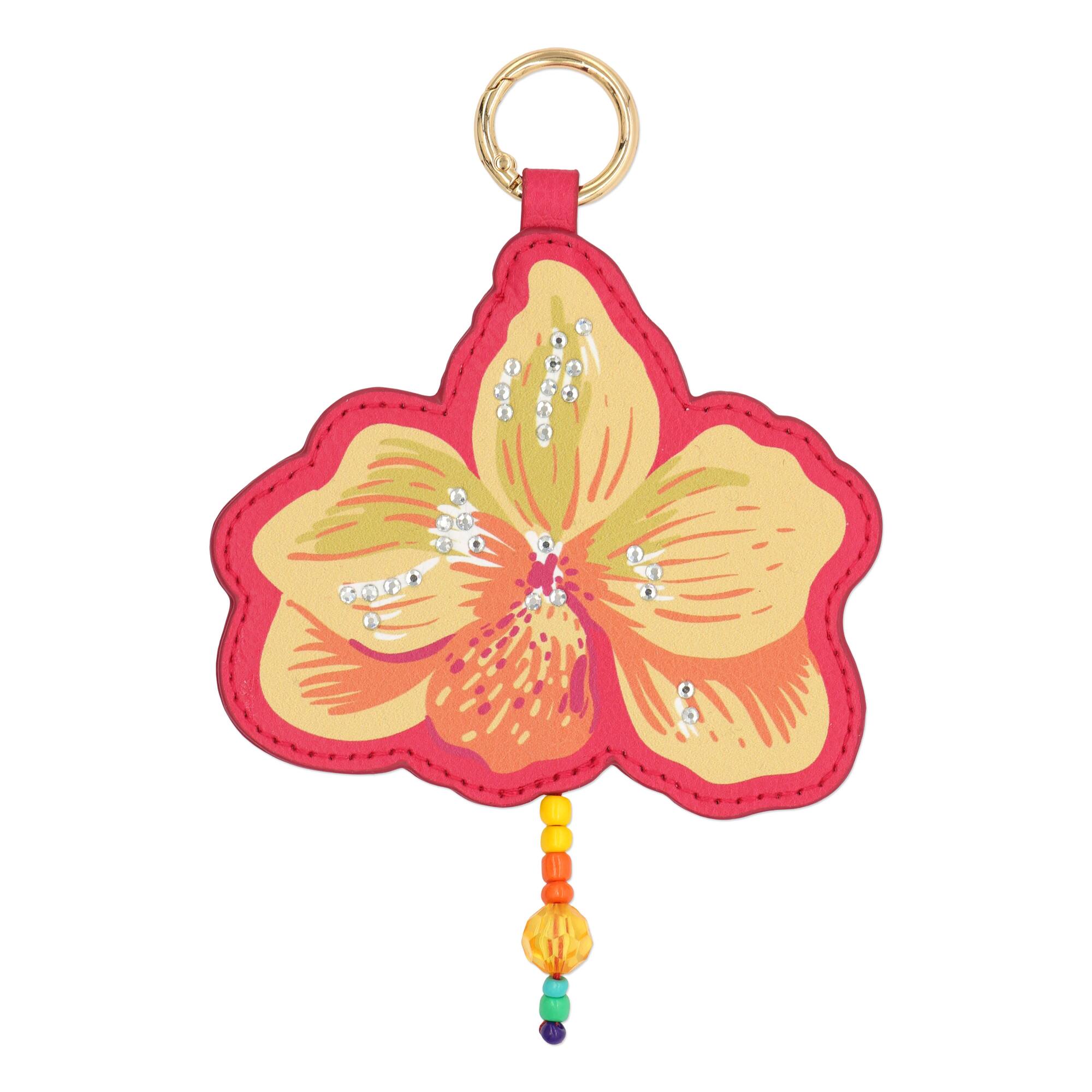 Summer Tropical Orchid Flower Bag Charm by Make Market®